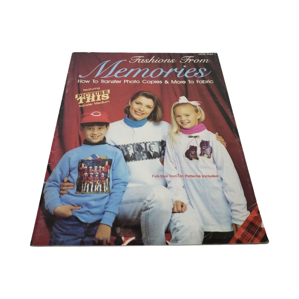Plaid Fashions From Memories Photo Transfer To Fabric Craft Book Patterns 8530